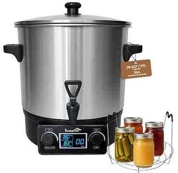 Electric Water Bath Canner 27 Quart Best professional pressure canner